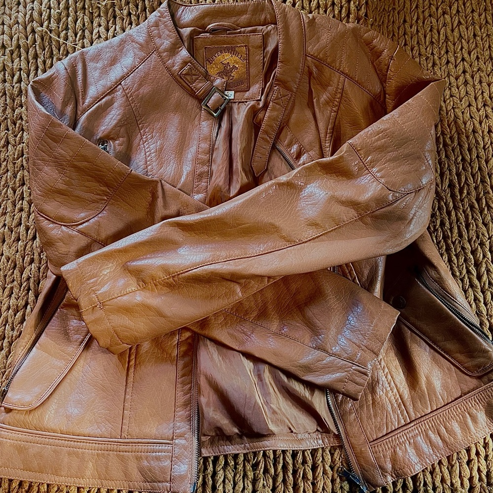 Beverly Hills Polo Club - Brown Leather Jacket